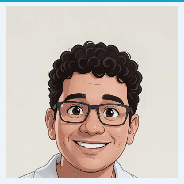 Illustrated portrait of David Bujosa, Founder Engineer at Software Sushi